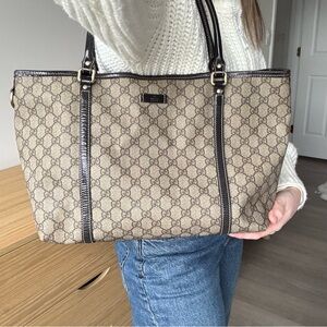 ✅AUTHENTIC✅GUCCI PVC Supreme Joy CANVAS SHOULDER BAG